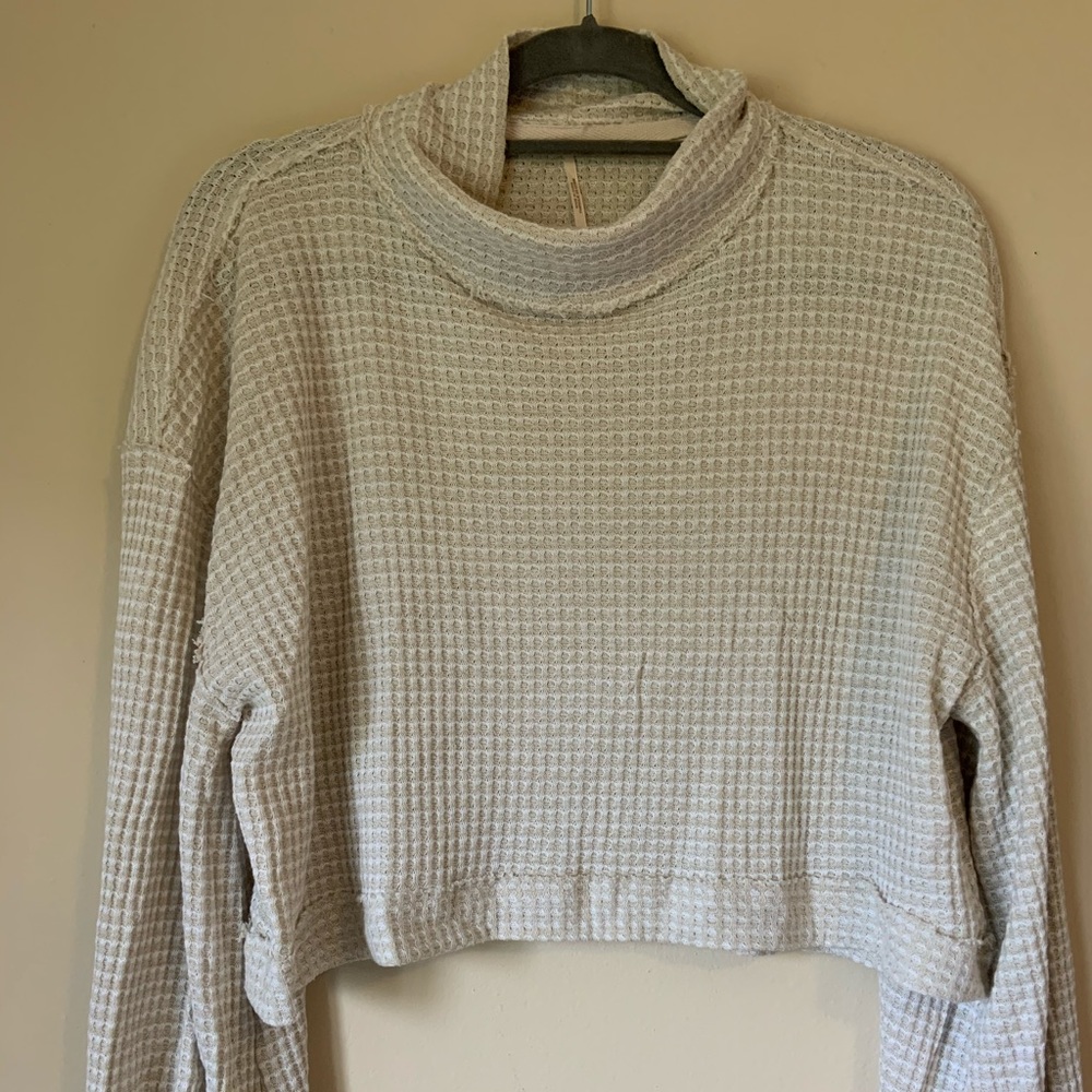 Free People Cropped Sweater